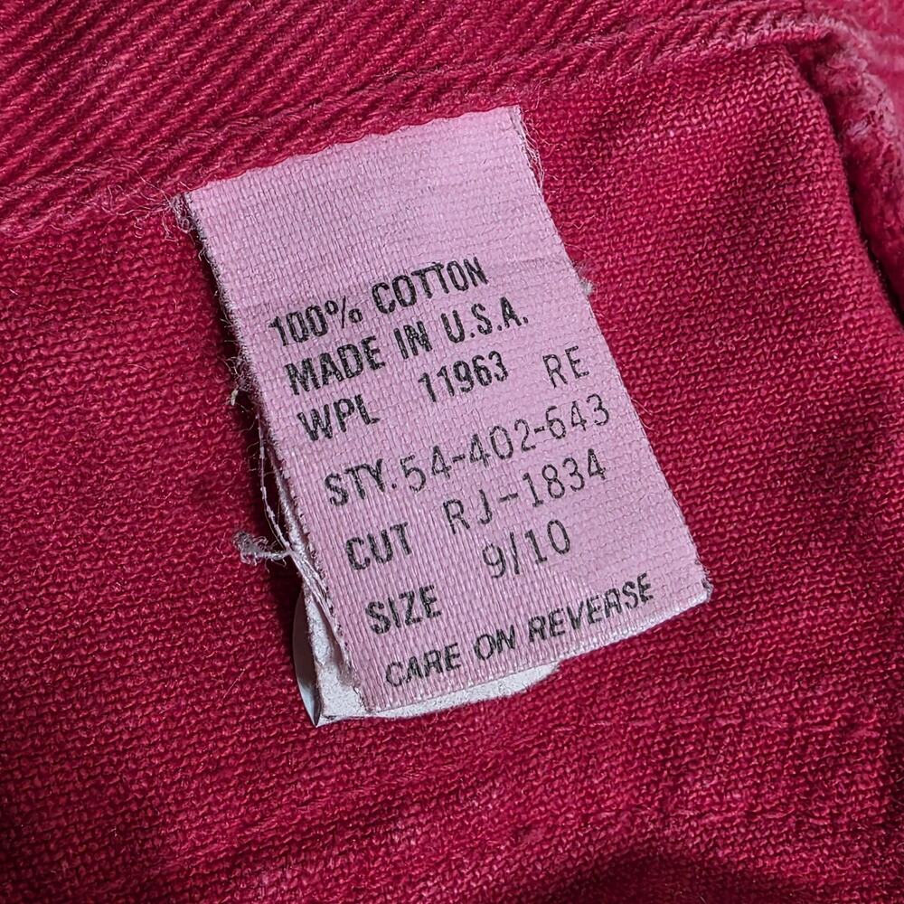 Vintage Roper Red Western Bareback Studded Long Inseam Jeans, sz 9/10 (26x35.5) - Picture 8 of 8